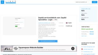 
                            4. Visit Daydid.servicesidekick.com - Daydid Specialties : Login.
