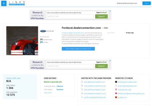 
                            2. Visit Fordecat.dealerconnection.com - Web Single Login.