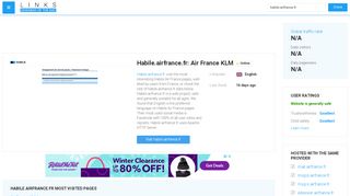 
                            13. Visit Habile.airfrance.fr - Air France KLM.