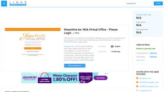 
                            3. Visit Nsaonline.be - NSA Virtual Office - Please Login.