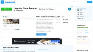 
                            8. Visit Onba.ch - SGKB E-Banking Login.