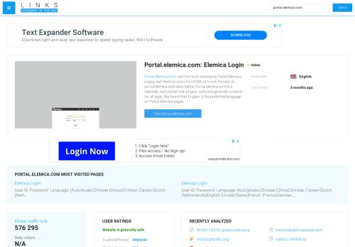 
                            8. Visit Portal.elemica.com - Elemica Login.