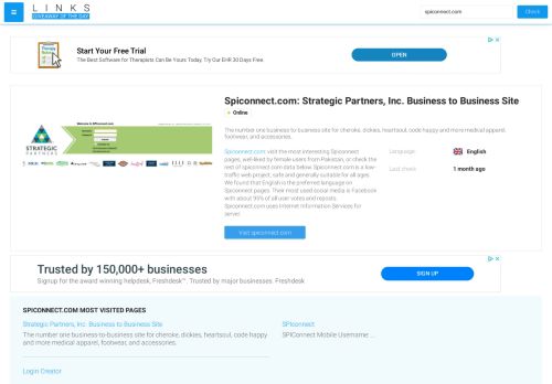 
                            2. Visit Spiconnect.com - Strategic Partners, Inc. Business to Business Site.