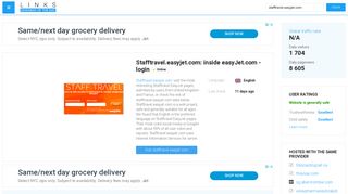 
                            4. Visit Stafftravel.easyjet.com - Inside easyJet.com - login.