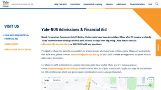 
                            13. Visit Us - Yale-NUS College Admissions