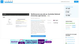 
                            8. Visit Wattlecourses.anu.edu.au - Wattle: Log in to the site.