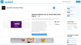 
                            2. Visit Webmail.cablenet.com.cy - Zimbra Web Client Sign In.