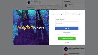 
                            9. Visit www.sureseats.com for the... - Ayala Malls Cinemas | Facebook