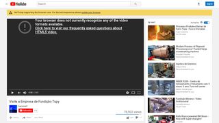 
                            7. Visita a Empresa de Fundição Tupy - YouTube