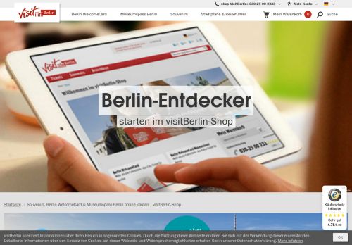 
                            3. visitBerlin-Shop: Souvenirs, Berlin WelcomeCard & Museumspass ...