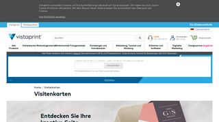 
                            4. Visitenkarten – Gestalten Sie Ihre individuellen Visitenkarten | Vistaprint