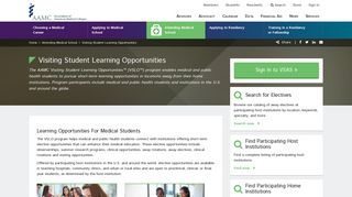 
                            1. Visiting Student Learning Opportunities - AAMC Students