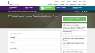 
                            6. Visiting Student Learning Opportunities Contact Form - ...
