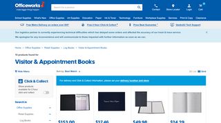 
                            2. Visitor & Appointment Books | Officeworks