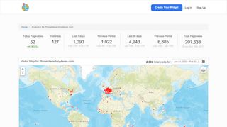 
                            12. Visitor Traffic for Plumebleue.blog4ever.com - ClustrMaps