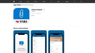 
                            8. Visma Attach i App Store - iTunes - Apple