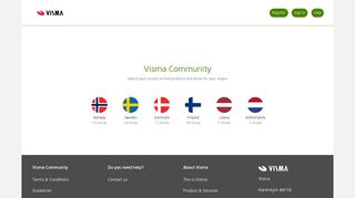 
                            3. Visma Community - For customers of Visma