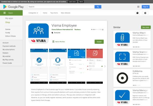 
                            5. Visma Employee – Apper på Google Play