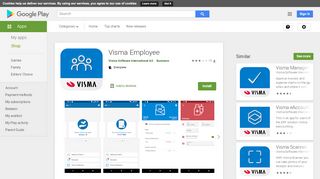 
                            9. Visma Employee – Apps i Google Play