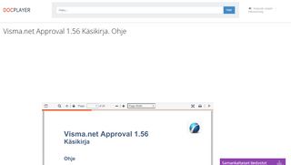 
                            6. Visma.net Approval 1.56 Käsikirja. Ohje - PDF - docplayer.fi
