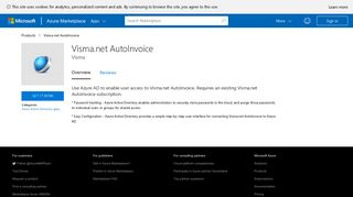 
                            12. Visma.net AutoInvoice - Azure Marketplace - Microsoft