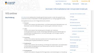 
                            5. VIS:online - Universität Innsbruck