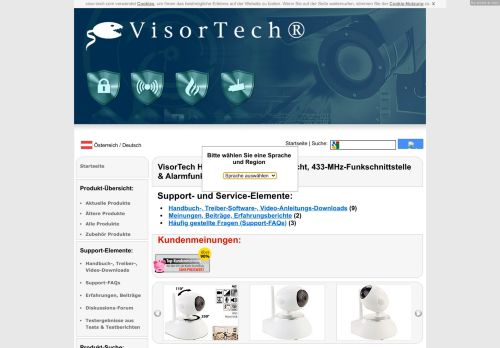 
                            12. VisorTech HD-IP-Kamera mit Nachtsicht, 433-MHz-Funkschnittstelle ...
