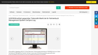 
                            7. VISPIRON erklärt gegenüber Telematik-Markt.de ihr Fahrtenbuch ...