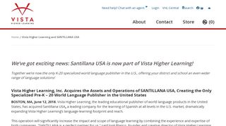 
                            11. VISTA HIGHER LEARNING AND SANTILLANA USA