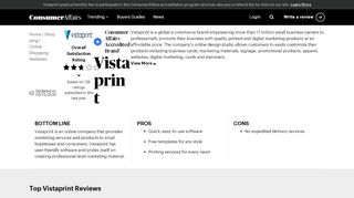 
                            8. Vistaprint 1632 Reviews and Complaints - Read Before You Buy