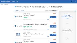 
                            10. Vistaprint Coupons: 25% off w/ Vistaprint Promo Codes for February ...