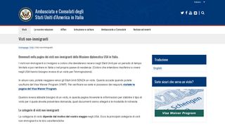 
                            3. Visti non-immigranti | Ambasciata e Consolati degli Stati Uniti d ...