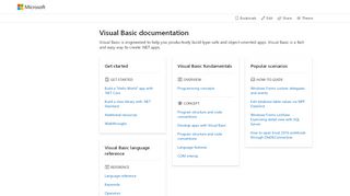 
                            3. Visual Basic - Microsoft Docs