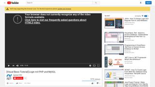 
                            2. [Visual Basic Tutorial] Login mit PHP und MySQL - YouTube