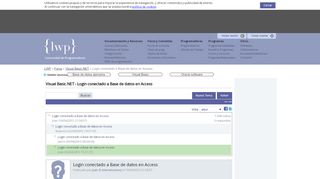 
                            3. Visual Basic.NET - Login conectado a Base de datos en Access - La ...