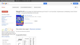 
                            9. Visual C++ 6: alle Grundlagen der 32-Bit-Programmierung mit Visual ...