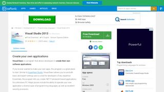 
                            7. Visual Studio 2013 - Download