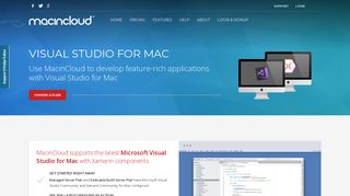 
                            4. Visual Studio for Mac & Xamarin - MacinCloud