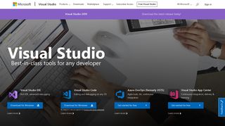 
                            2. Visual Studio IDE, Code Editor, VSTS, & App Center - Visual Studio