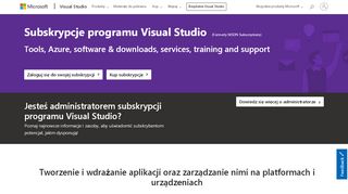 
                            3. Visual Studio Subscriptions - Visual Studio