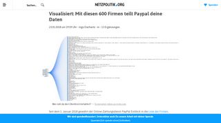 
                            1. Visualisiert: Mit diesen 600 Firmen teilt Paypal deine Daten ...