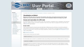 
                            8. Visualization on Mistral — User Portal - DKRZ