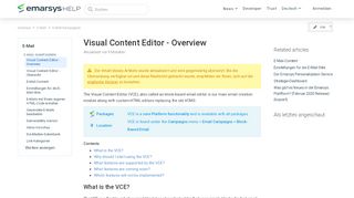 
                            10. Visueller Content-Editor – Emarsys