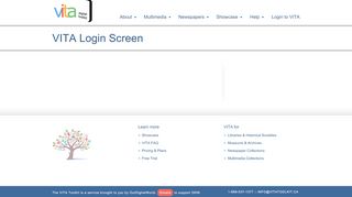 
                            8. VITA Login Screen | VITA - VITA Toolkit