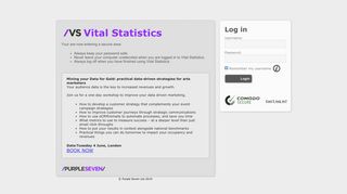 
                            7. Vital Statistics :: Login - Purple Seven