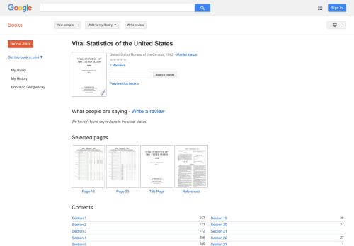 
                            9. Vital Statistics of the United States