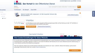 
                            10. VitalAbo: 5% Vorteil | bsw.de