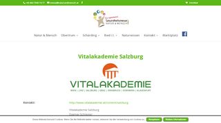 
                            12. Vitalakademie Salzburg - Natur & Mensch