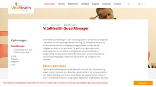 7. VitalHealth QuestManager | Shared Decision Making bij VitalHealth