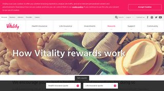 
                            5. Vitality Rewards | How Vitality Rewards Work | Vitality